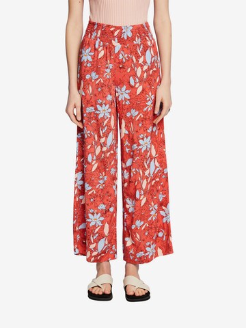 ESPRIT Wide leg Pants in Orange: front