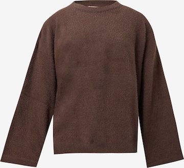AMERICAN VINTAGE Oversized neulepaita 'SAPOWOOD' värissä ruskea: etupuoli
