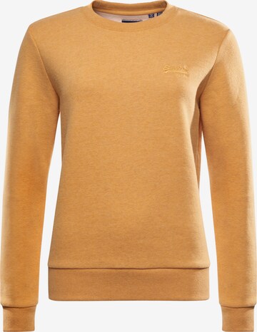 Superdry Sweatshirt in Yellow: front