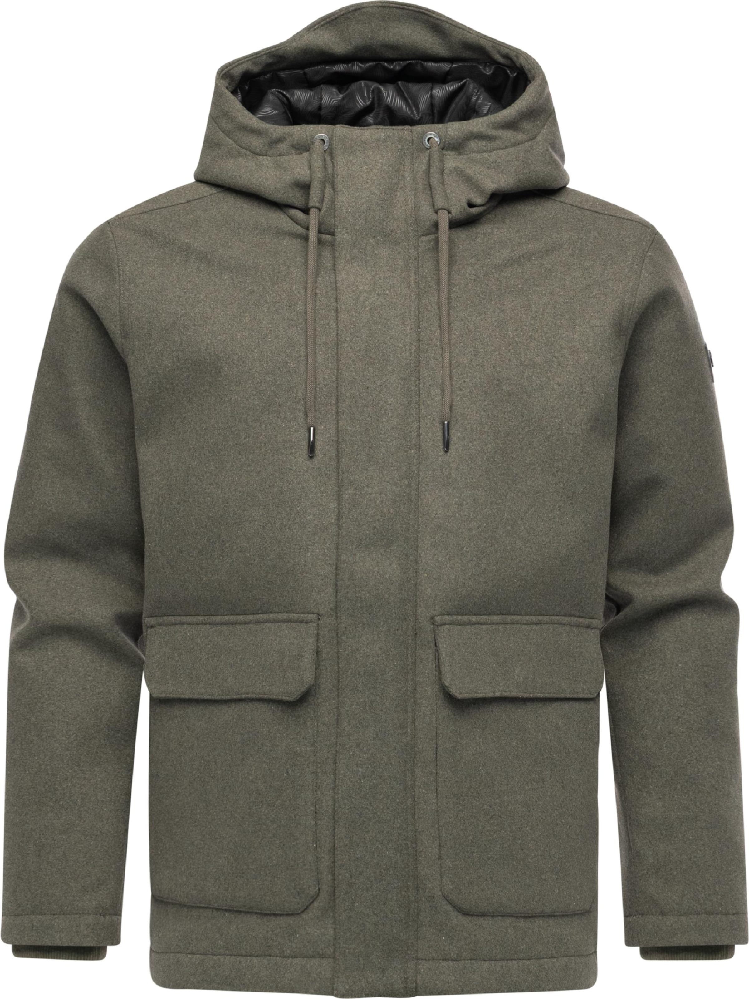 Ragwear Jacke 'Mr Them Felt Youmodo' in Grün: Vorderseite