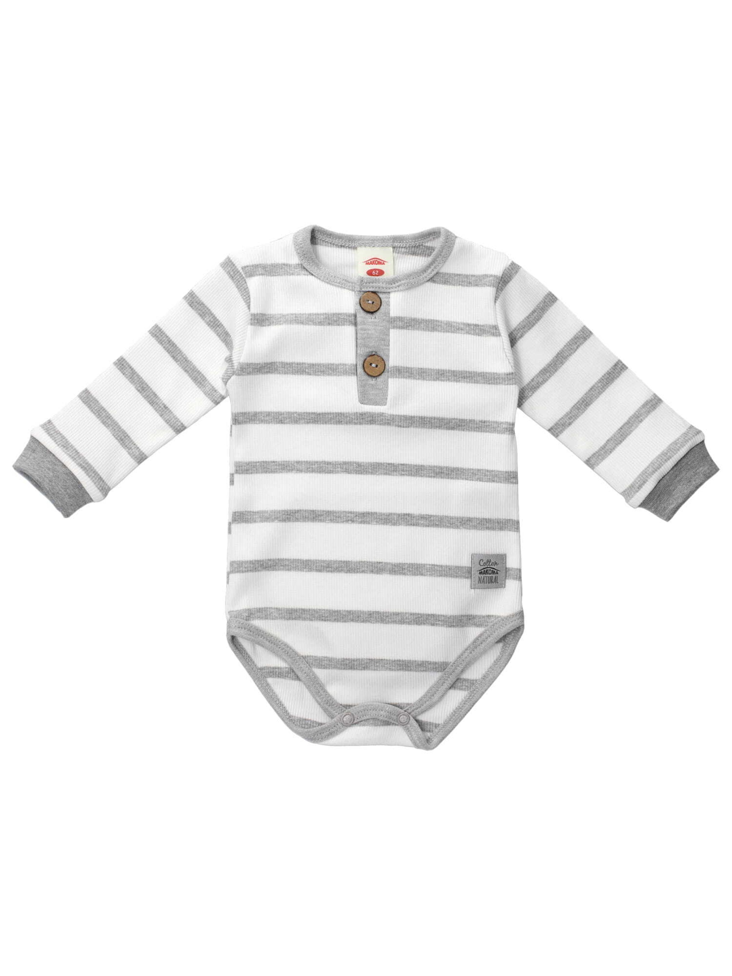 Makoma Rompertje/body in Wit: voorkant