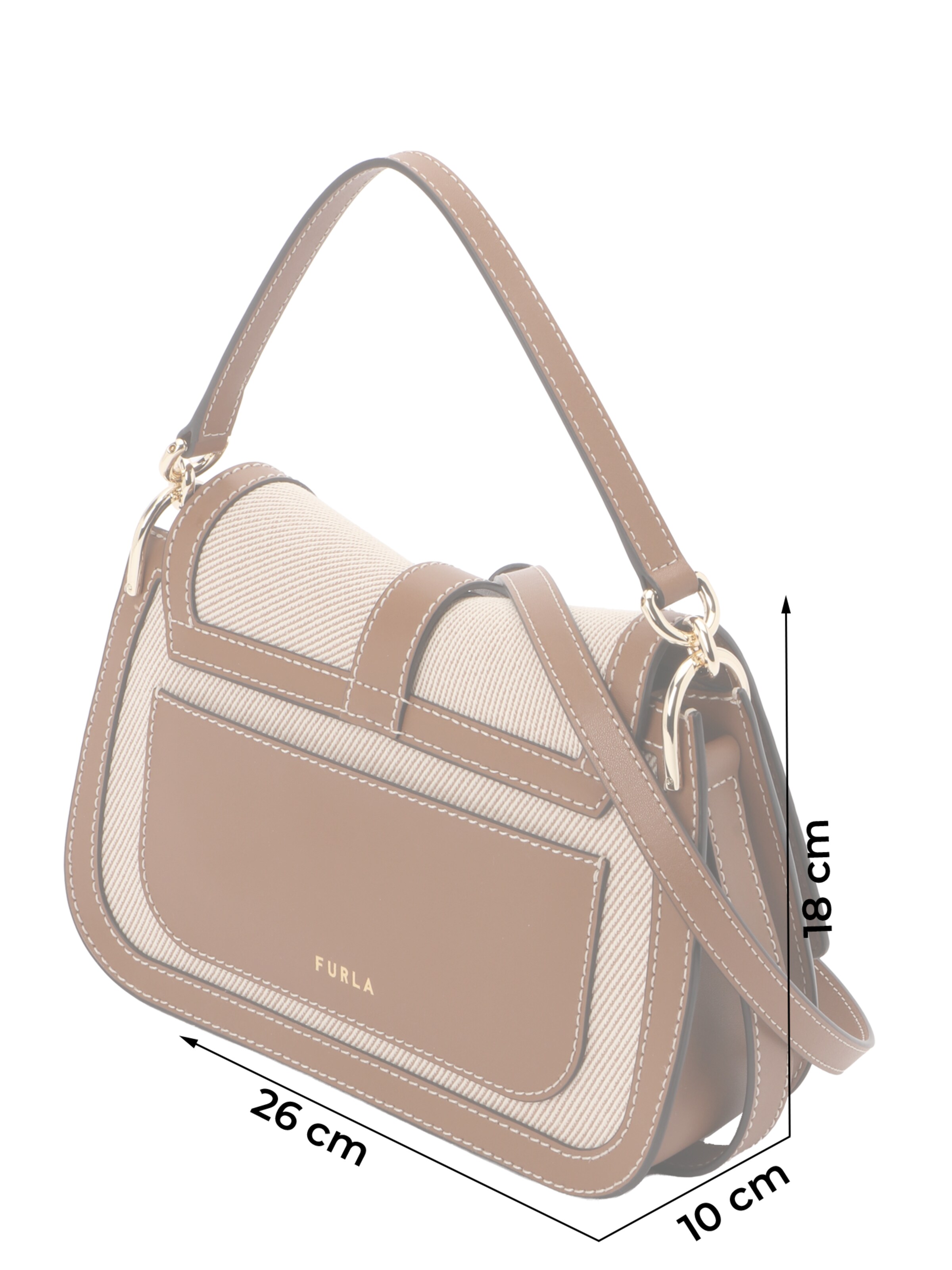 FURLA Handbag 'FLOW' in Brown