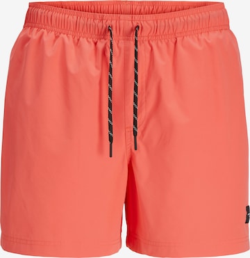 JACK & JONES - Bermudas 'JPSTMaui' en naranja: frente