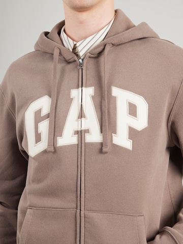 GAP Bluza rozpinana w kolorze brązowy