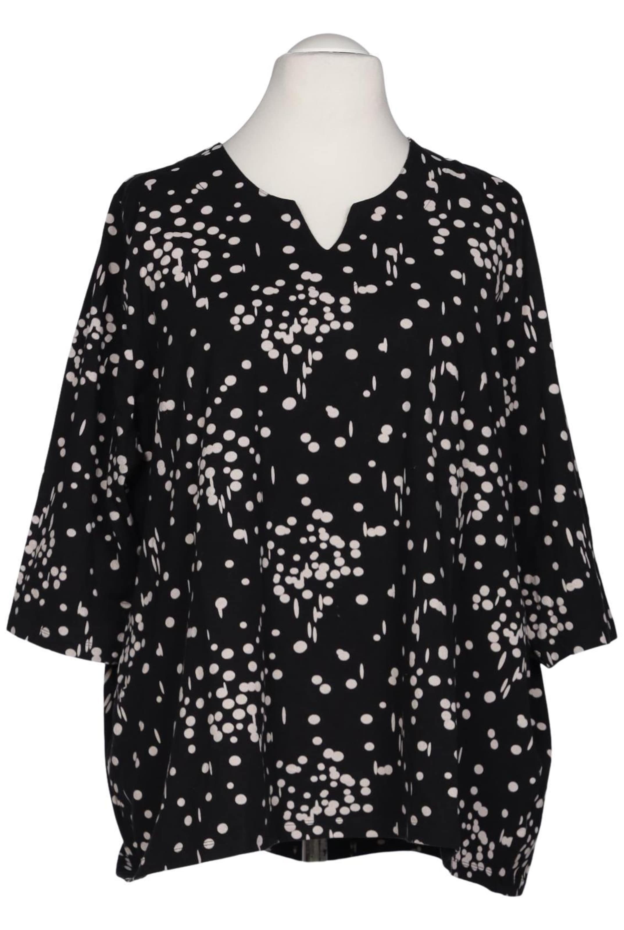 Ulla Popken Mantel 9XL in Schwarz: Vorderseite