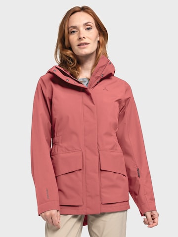 Schöffel Outdoorjacke 'Geneva' in Orange: predná strana