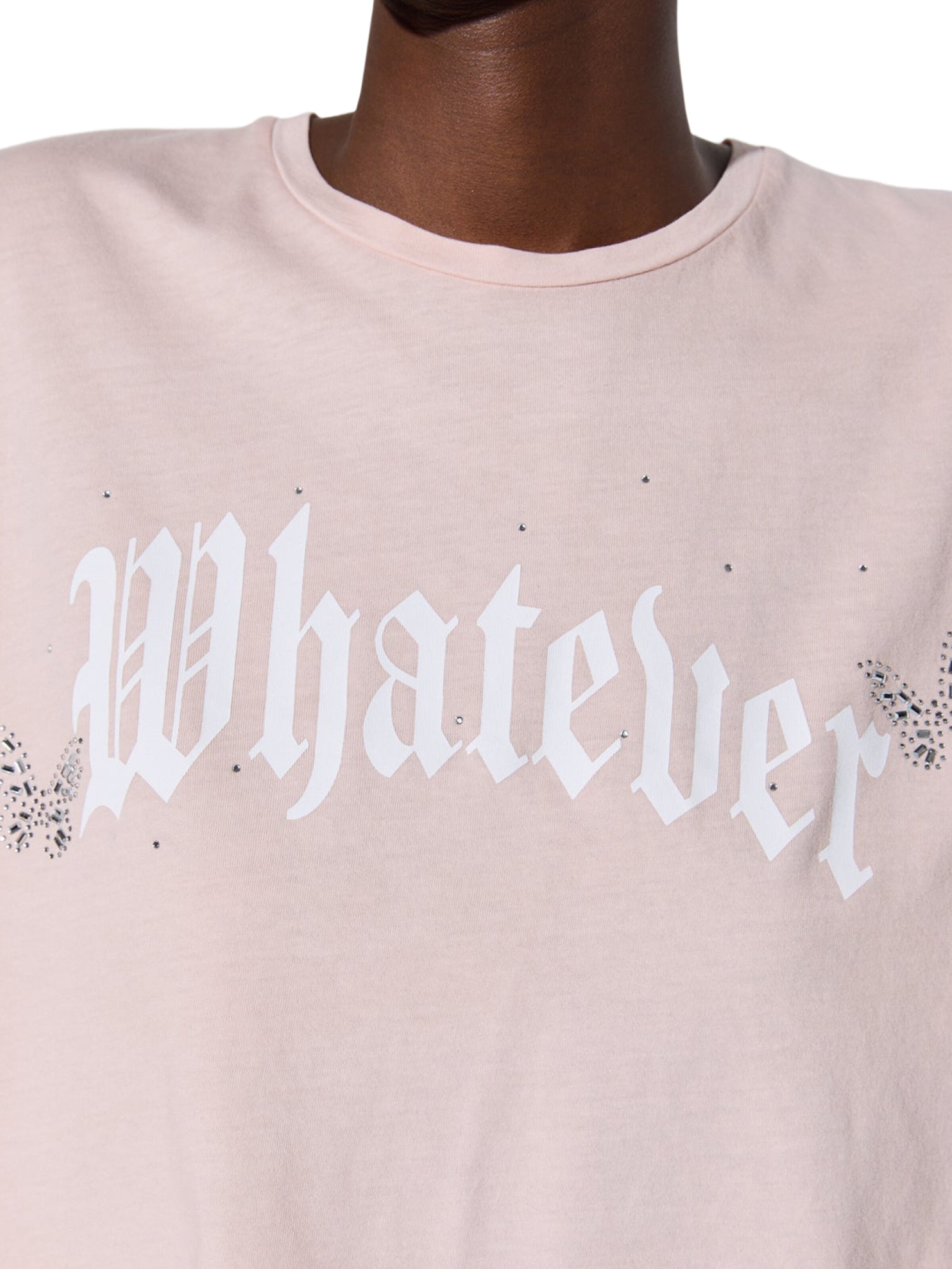 T-shirt No Matter What en rose