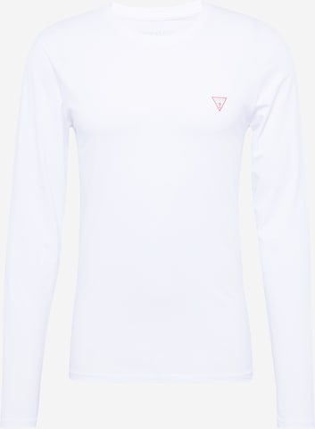 T-Shirt GUESS en blanc : devant