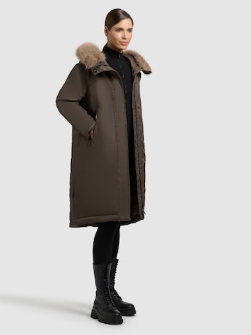 Veste d’hiver 'Oliva' khujo en marron