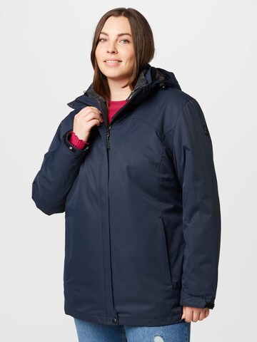 KILLTEC Outdoor Jacket in Blue: front