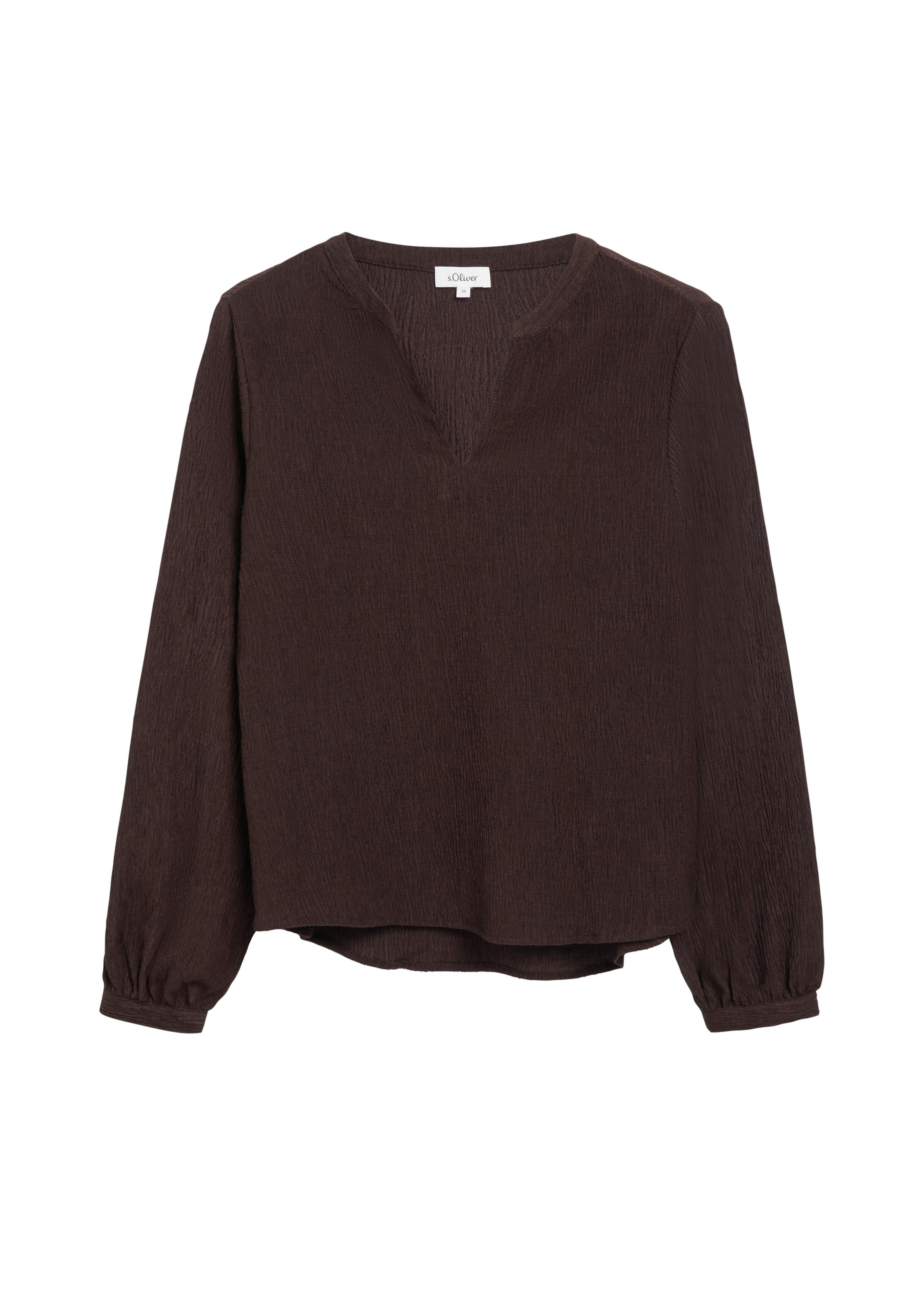 s.Oliver Blouse in S in Dark brown, Item view