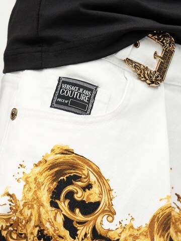 balts Versace Jeans Couture Platas staras Klasiskas bikses