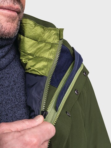 Schöffel Outdoorjas '3in1 Jacket Auerspitz M' in Groen