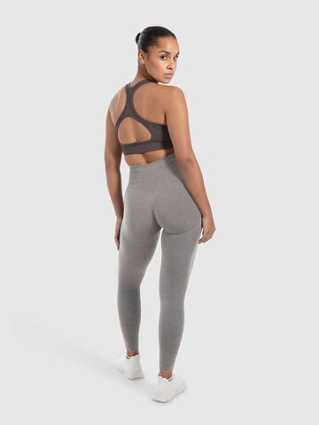 Smilodox Skinny Sporthose 'Elin' in Grau