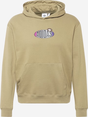 ADIDAS ORIGINALS Sweatshirt in Groen: voorkant