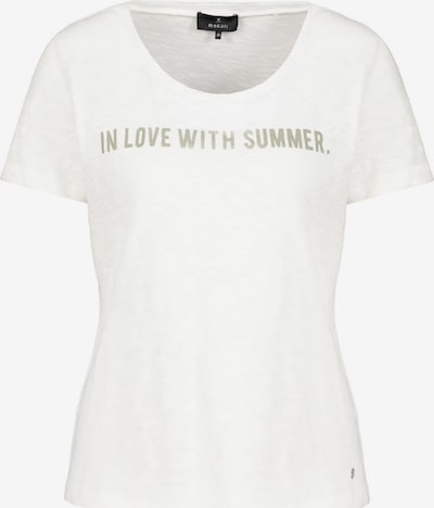 monari T-shirt en pierre / blanc cassé, Vue avec produit