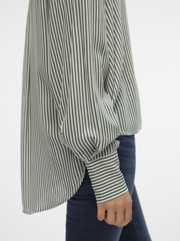VERO MODA Bluse 'Bumpy' i grøn