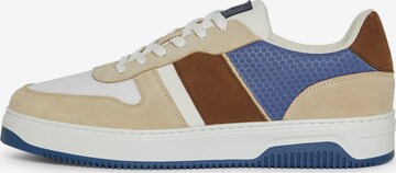 Boggi Milano Sneakers laag in Beige: voorkant