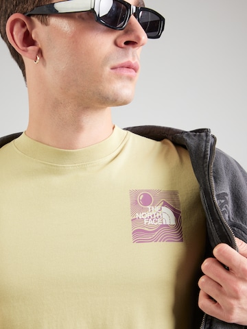 THE NORTH FACE T-Shirt 'MOUNTAIN ESCAPE' in Gelb