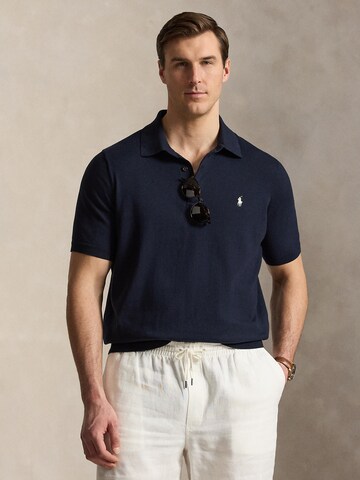 T-Shirt Polo Ralph Lauren Big & Tall en bleu : devant