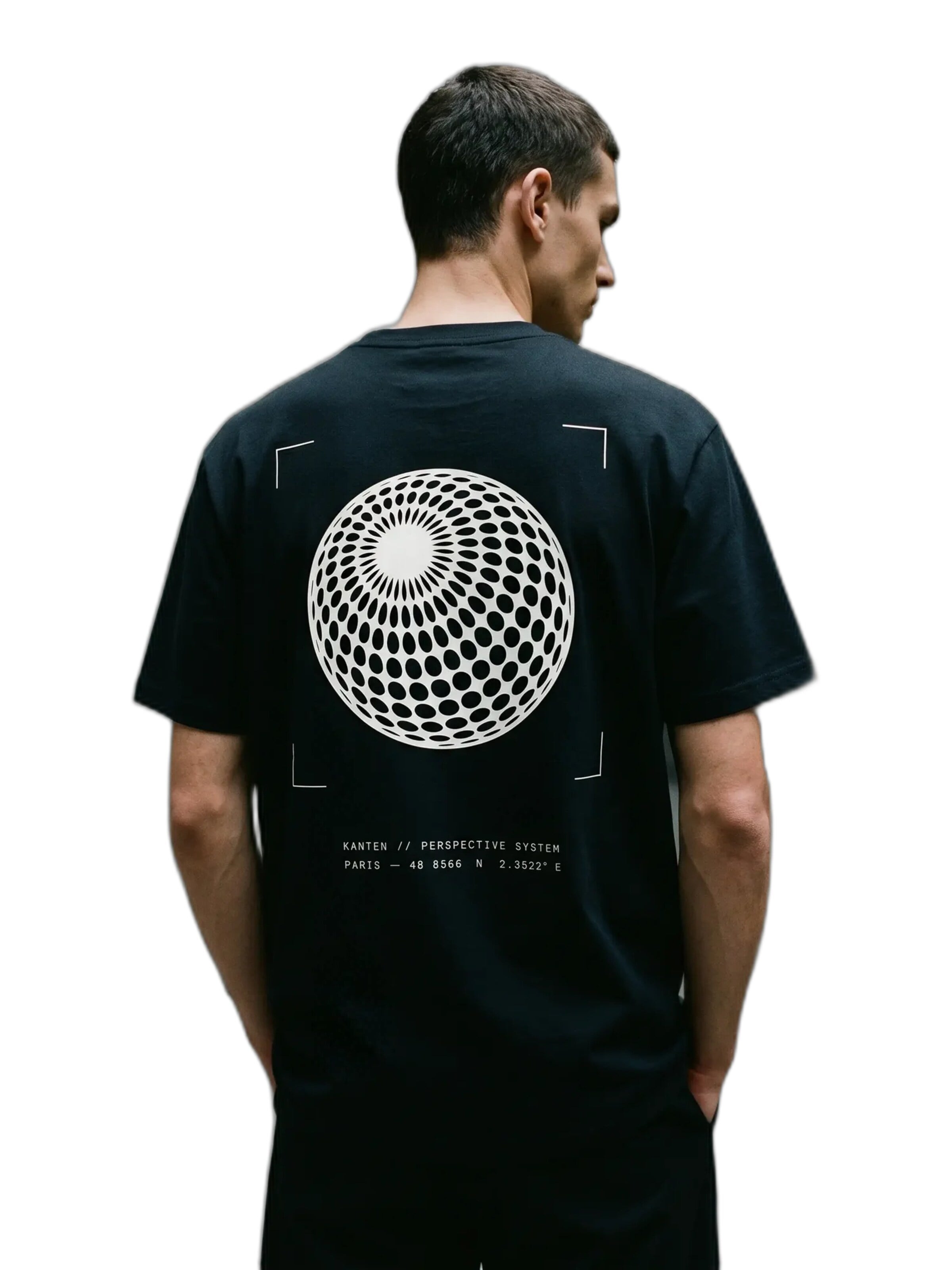 Kanten Shirt 'T-Shirt Kyu' in Black: front