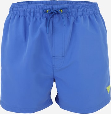 Șorturi de baie de la GUESS pe albastru: față