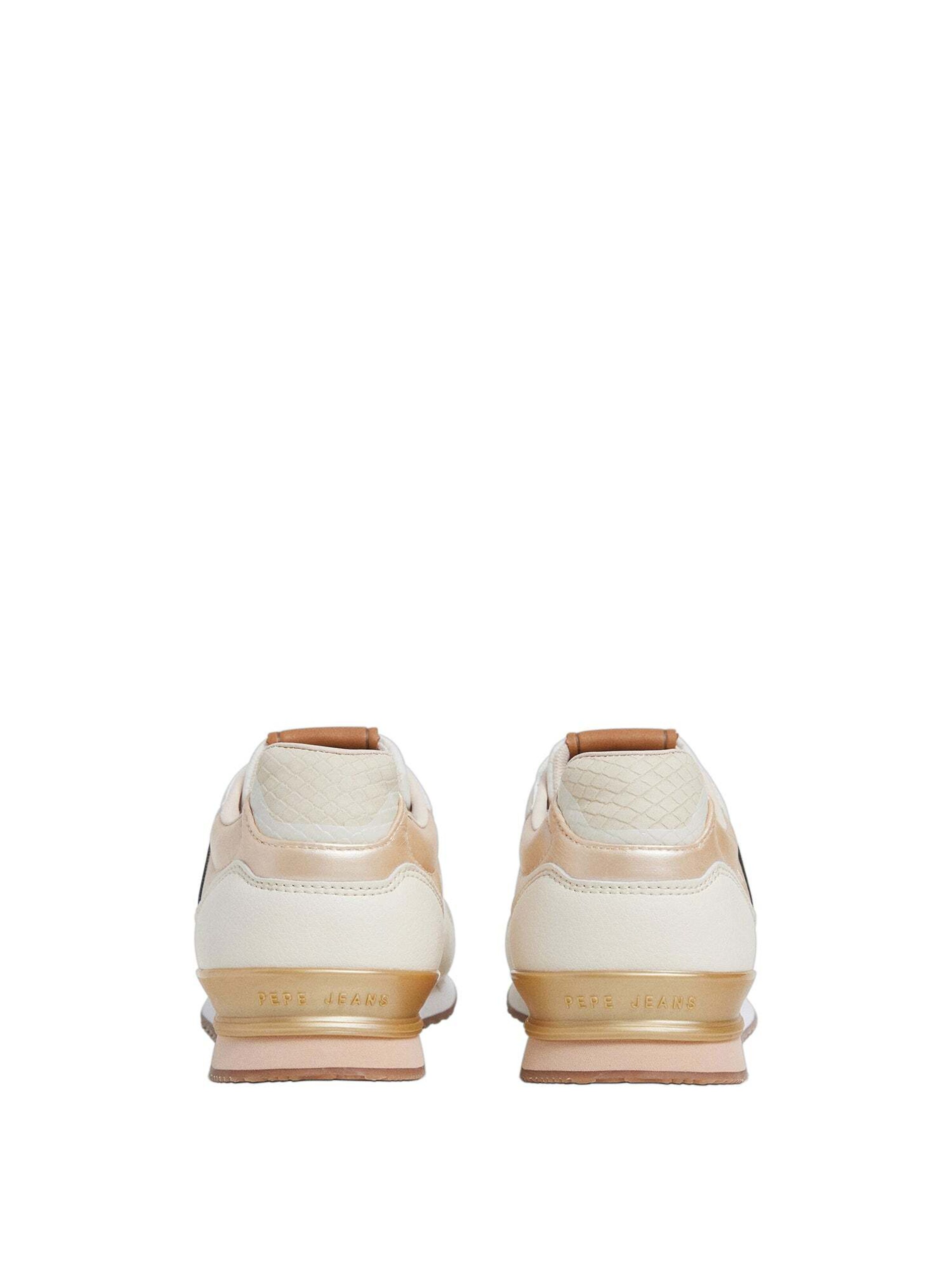 Sneaker bassa 'LONDON SNAKE' di Pepe Jeans in beige