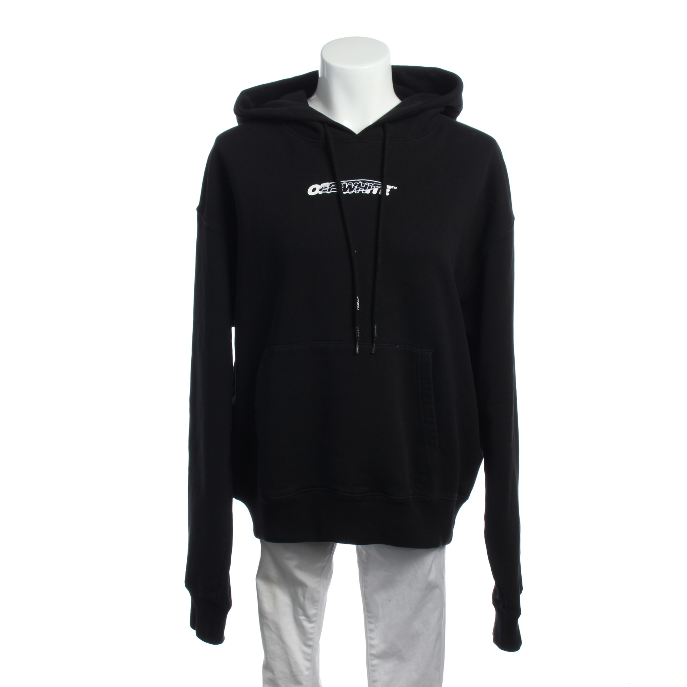 Off-White Sweatshirt / Sweatjacke in M in schwarz, Produktansicht