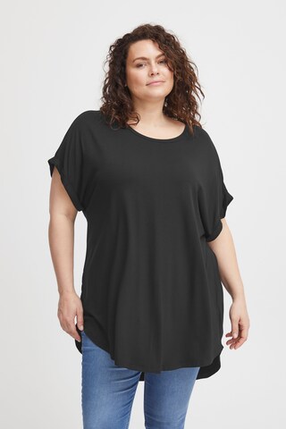 Fransa - Camisa em preto: frente