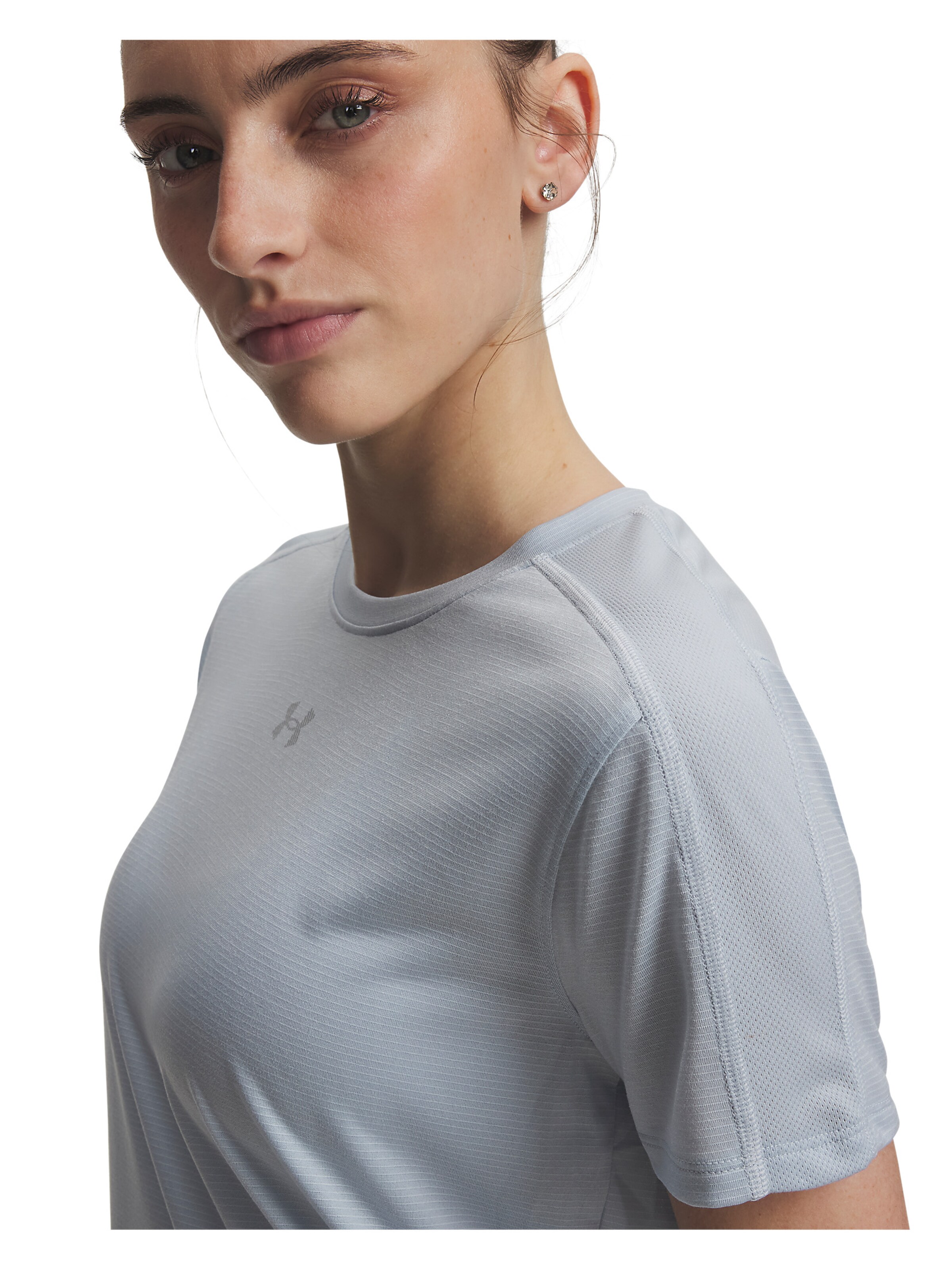 UNDER ARMOUR Functioneel shirt 'Velociti' in Grijs