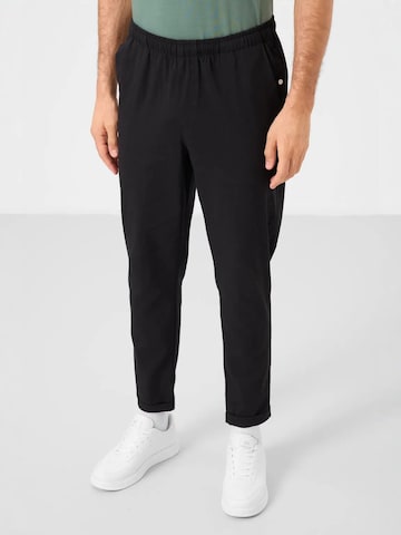 Tommy Life - Regular Calças chino em preto: frente