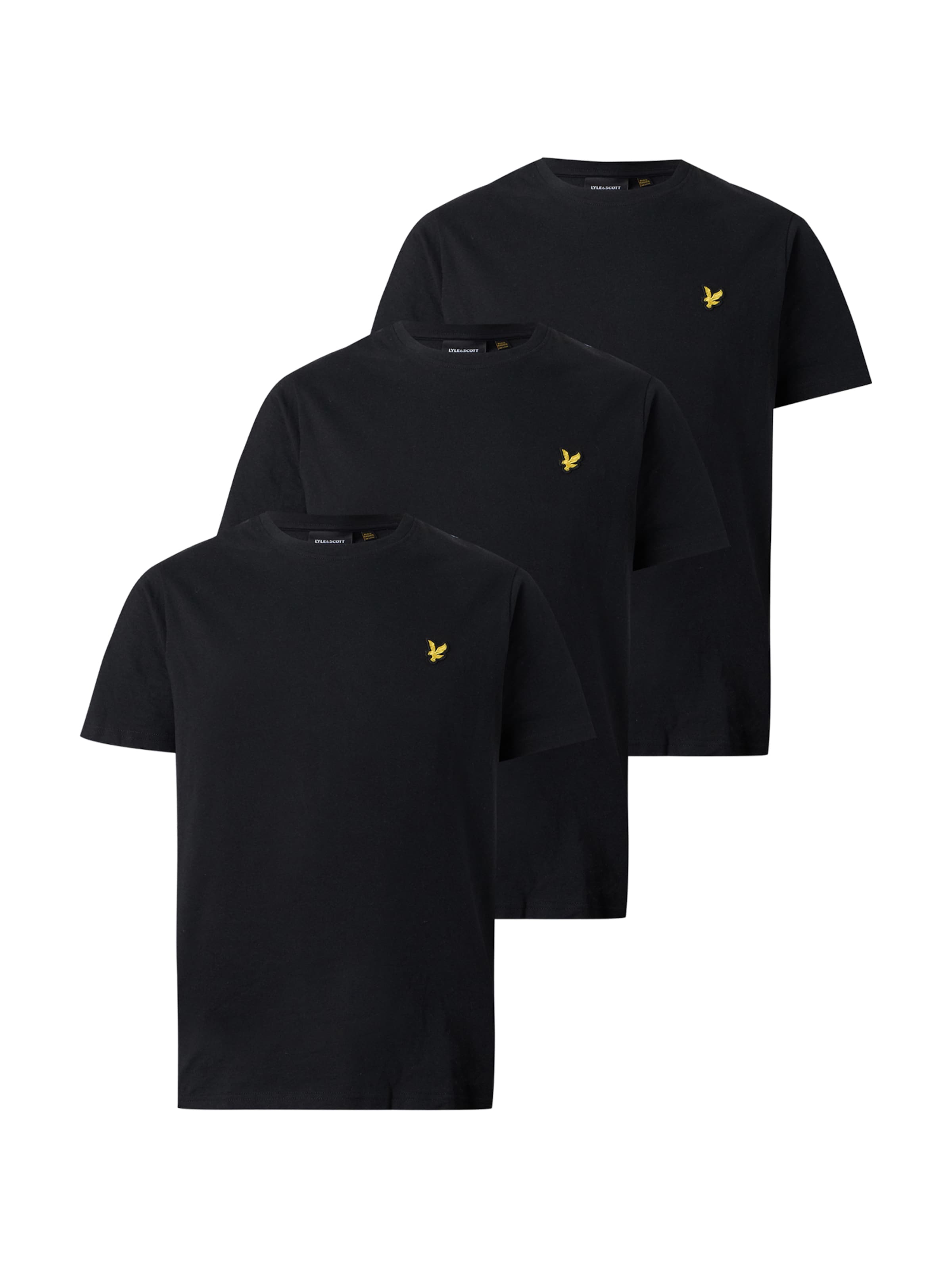 Maglietta di Lyle & Scott in nero: frontale