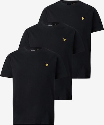 Maglietta di Lyle & Scott in nero: frontale