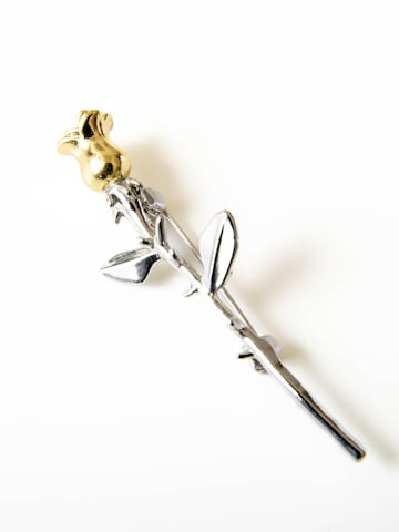 MayTree Brooch 'Rose' in Gold: front