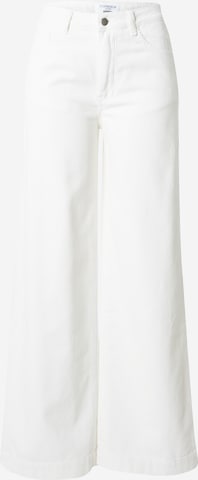 florence by mills exclusive for ABOUT YOU Wide Leg Hose 'Poinsettia' (OCS) in Weiß: predná strana