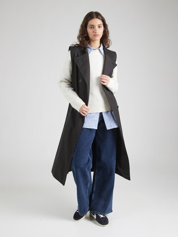 Pull-over 'PCNEMESIO' PIECES en blanc