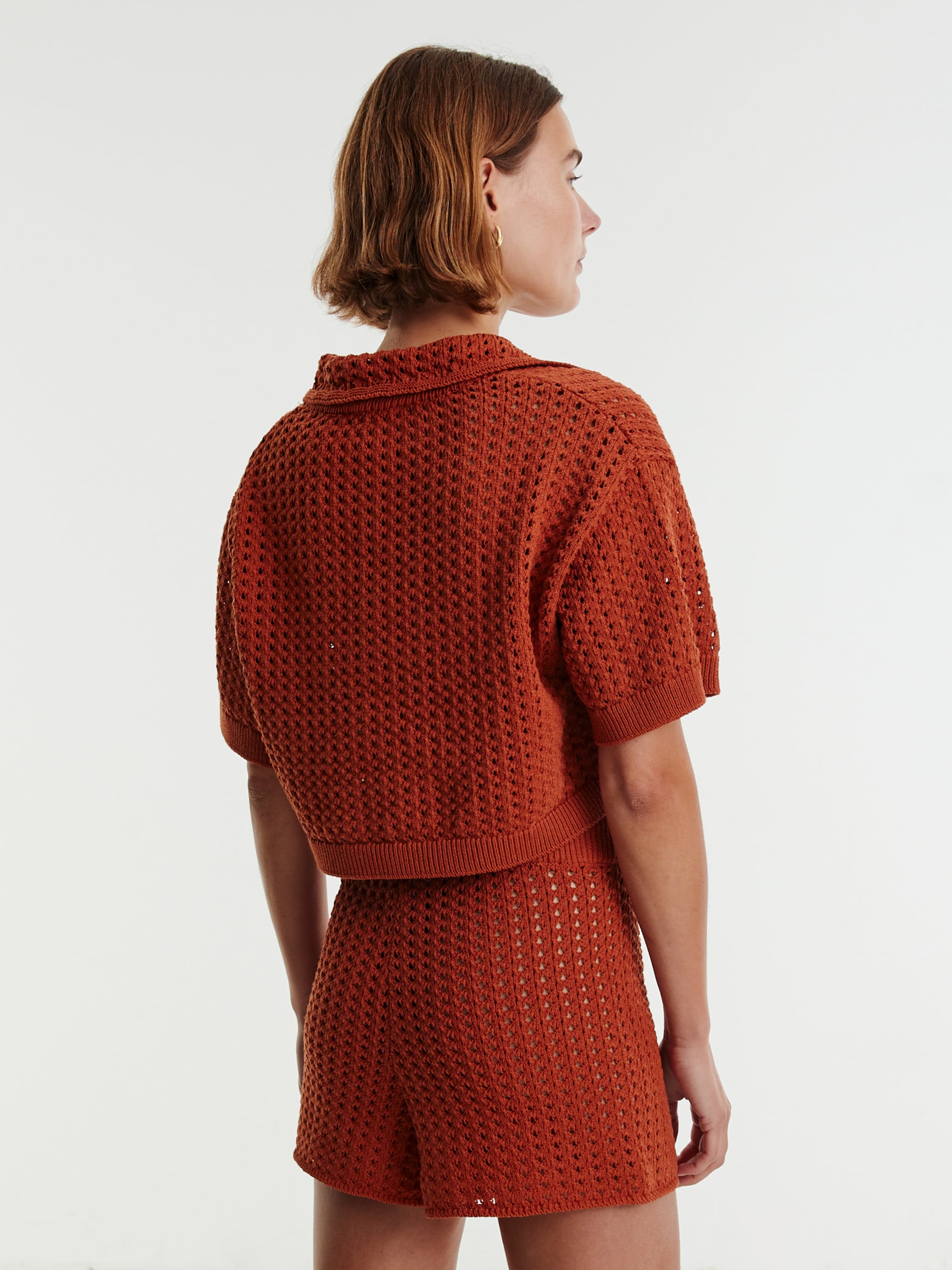 EDITED Produkte Polo Jumper 'Jule' braun