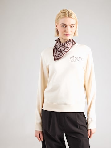 SCOTCH & SODA Sweatshirt in White: front