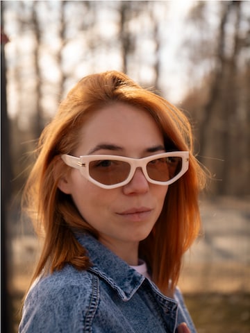VEYREY Zonnebril 'Cat-eye Sonnenbrillen Bugdurash' in Bruin