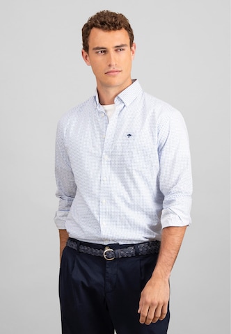 FYNCH-HATTON Comfort Fit Hemd in Blau: Vorderseite