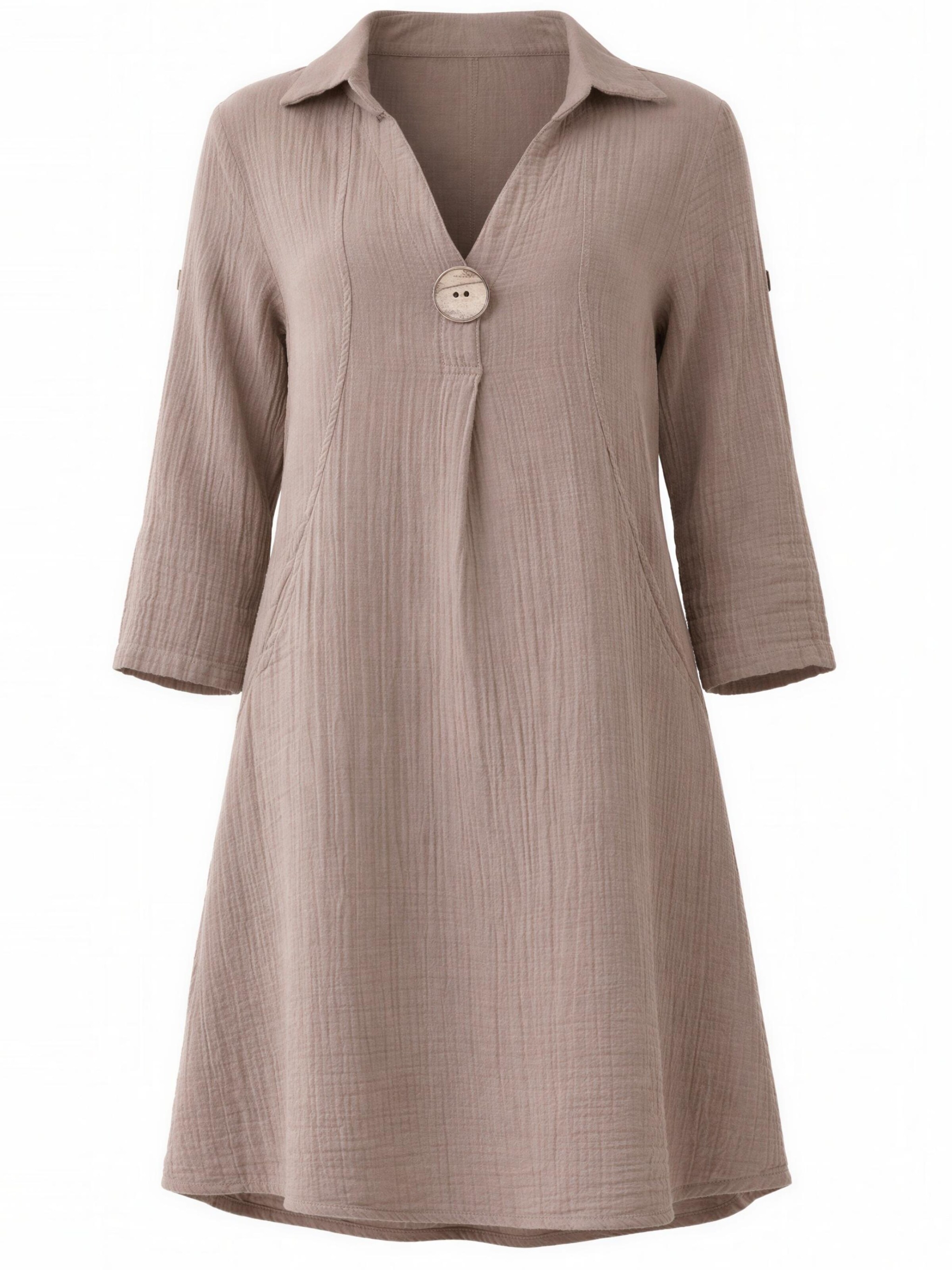 WENOR - Vestido de verano 'LUMA' en beige: frente