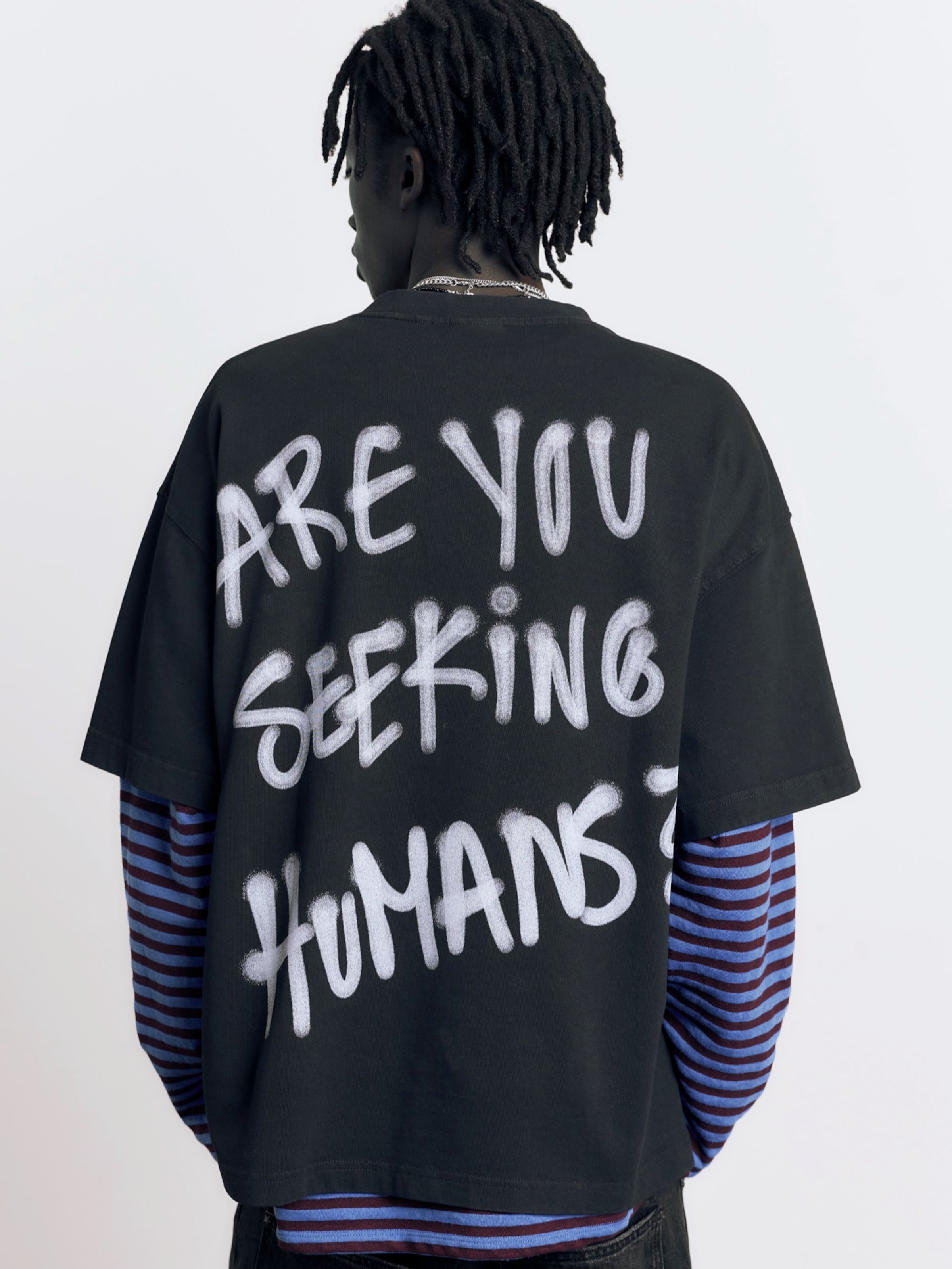 T-Shirt 'STWD DIVISION' Pull&Bear en Noir | ABOUT YOU
