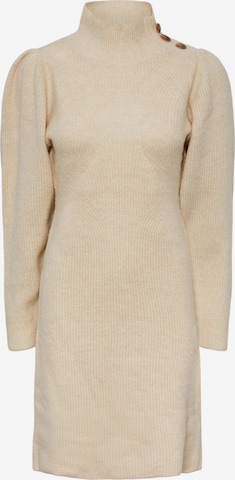 Y.A.S Knitted dress 'Joha' in Beige: front