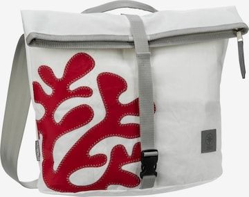 360 Grad Crossbody Bag 'Tender City' in White: front