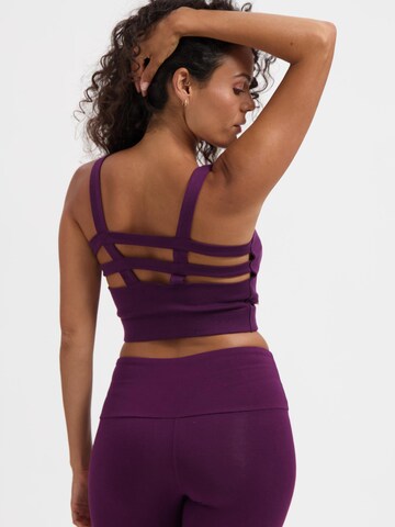 Urban Goddess Yoga & Activewear Medium Support Sports Bra 'Mandala' in Purple
