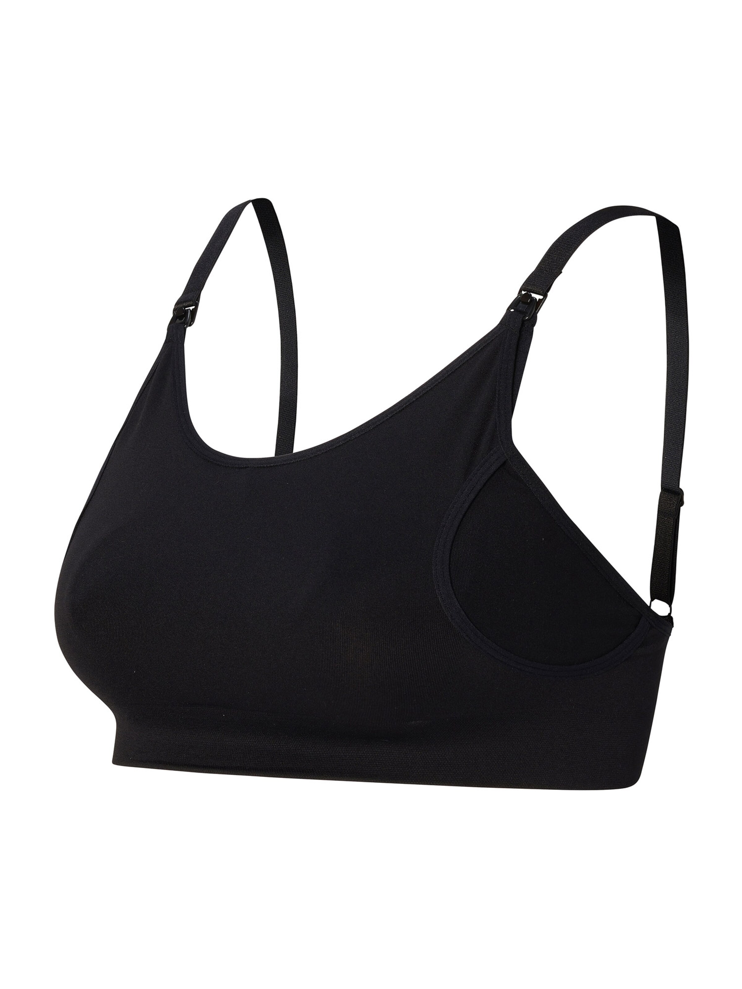 Noppies Bustier Voedingsbh 'Mae' in Zwart: voorkant