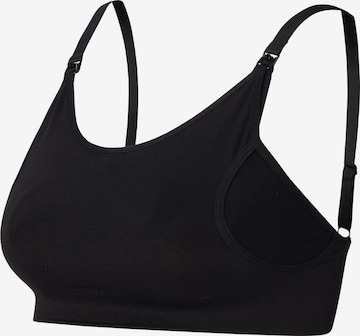 Bustier Soutien-gorge d’allaitement 'Mae' Noppies en noir : devant