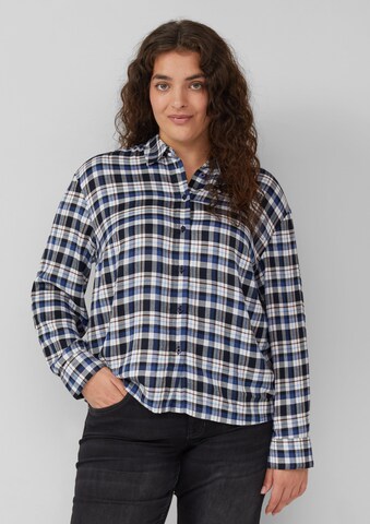 s.Oliver Blouse in Blauw: voorkant