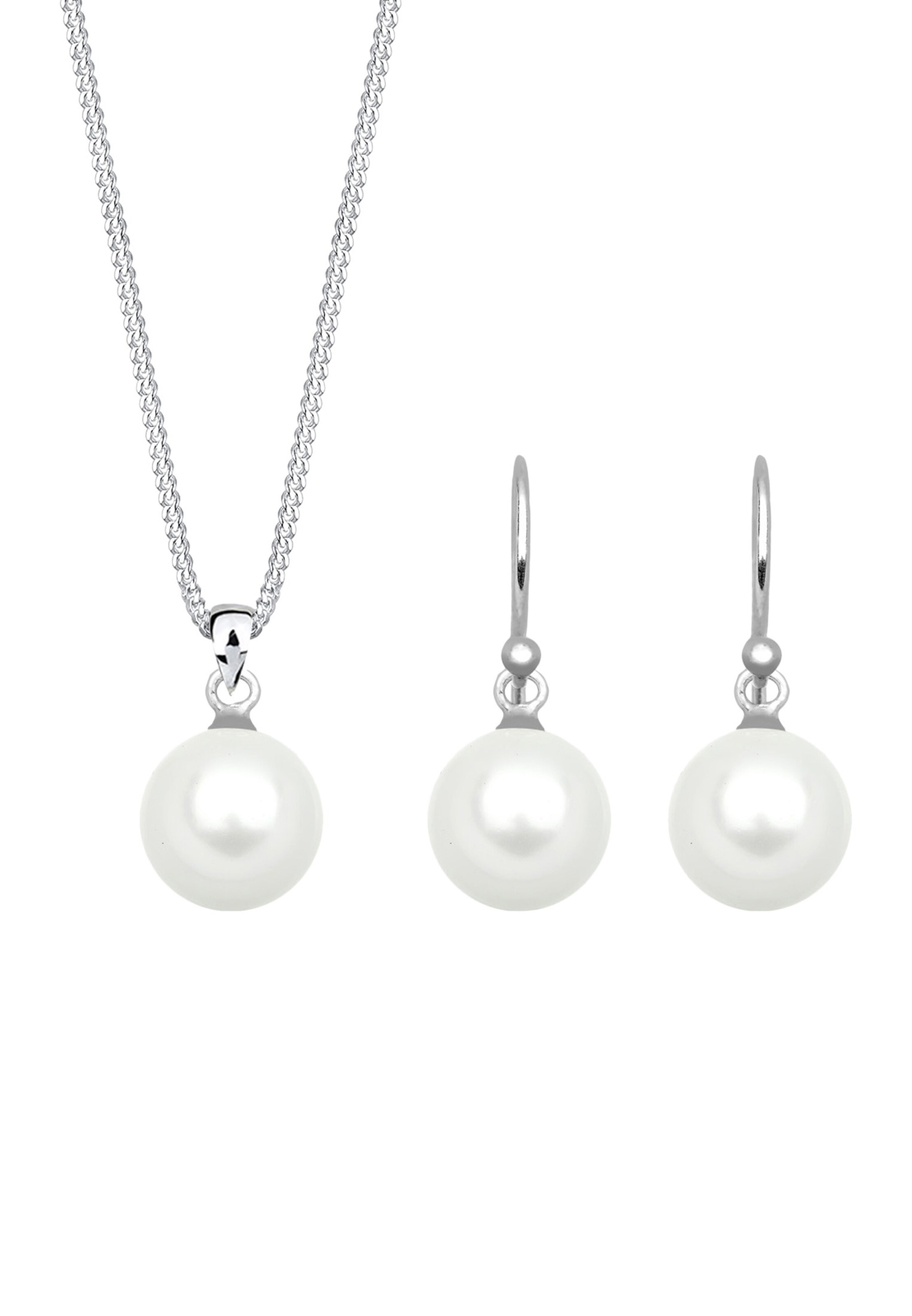 ELLI Комплект украшений в Серебристый