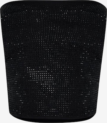 No Matter What Top in Schwarz: Vorderseite